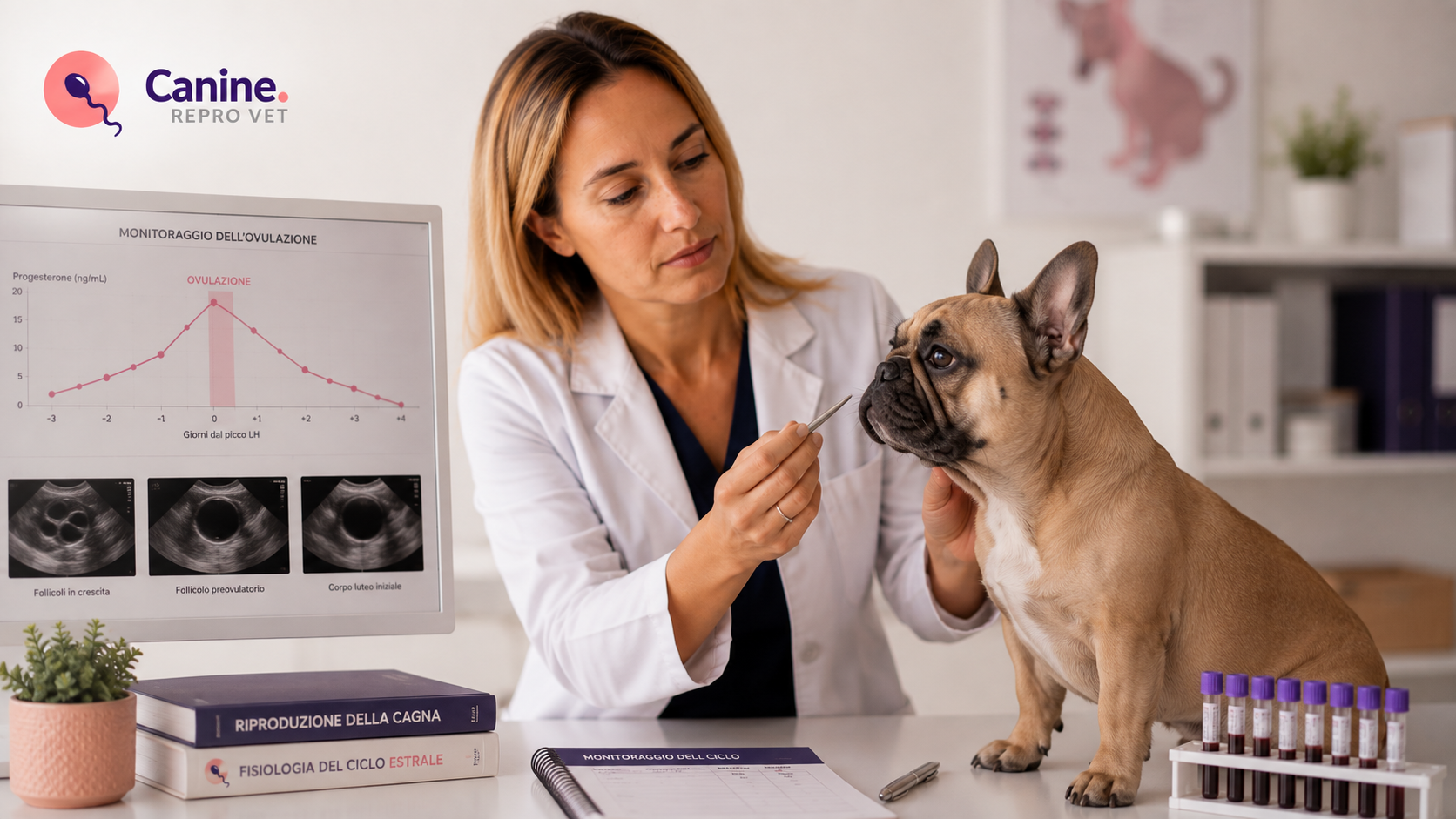 Ovulazione della cagna: segnali, fisiologia e interpretazione.
