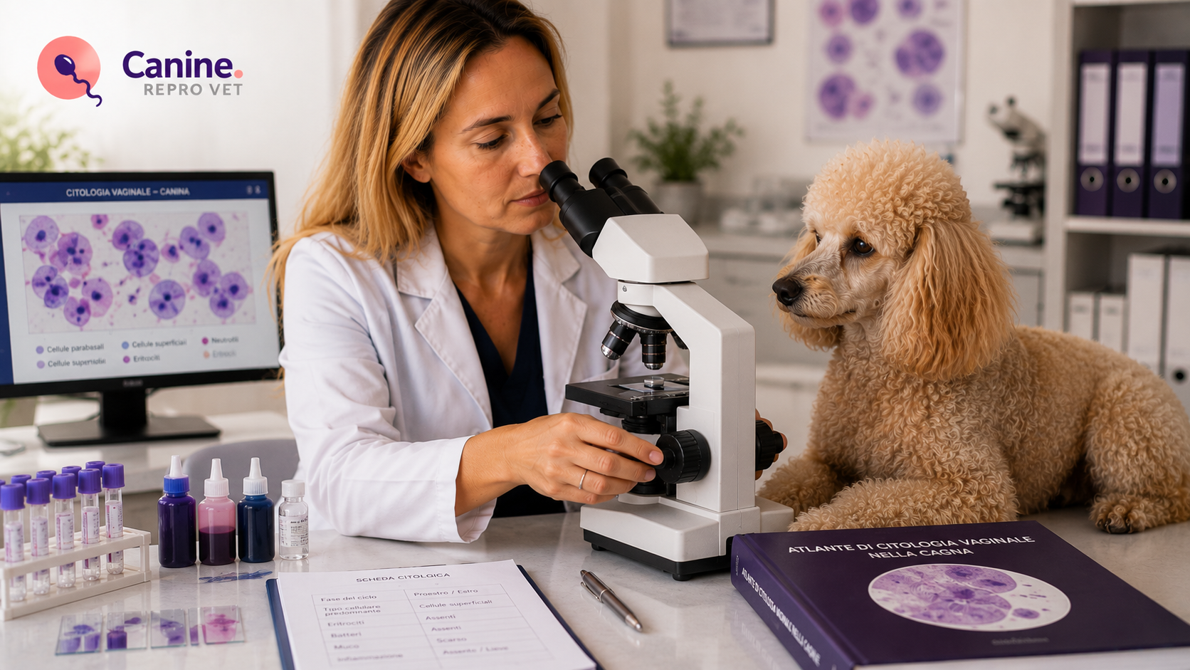 Citologia vaginale nella cagna: atlante clinico.