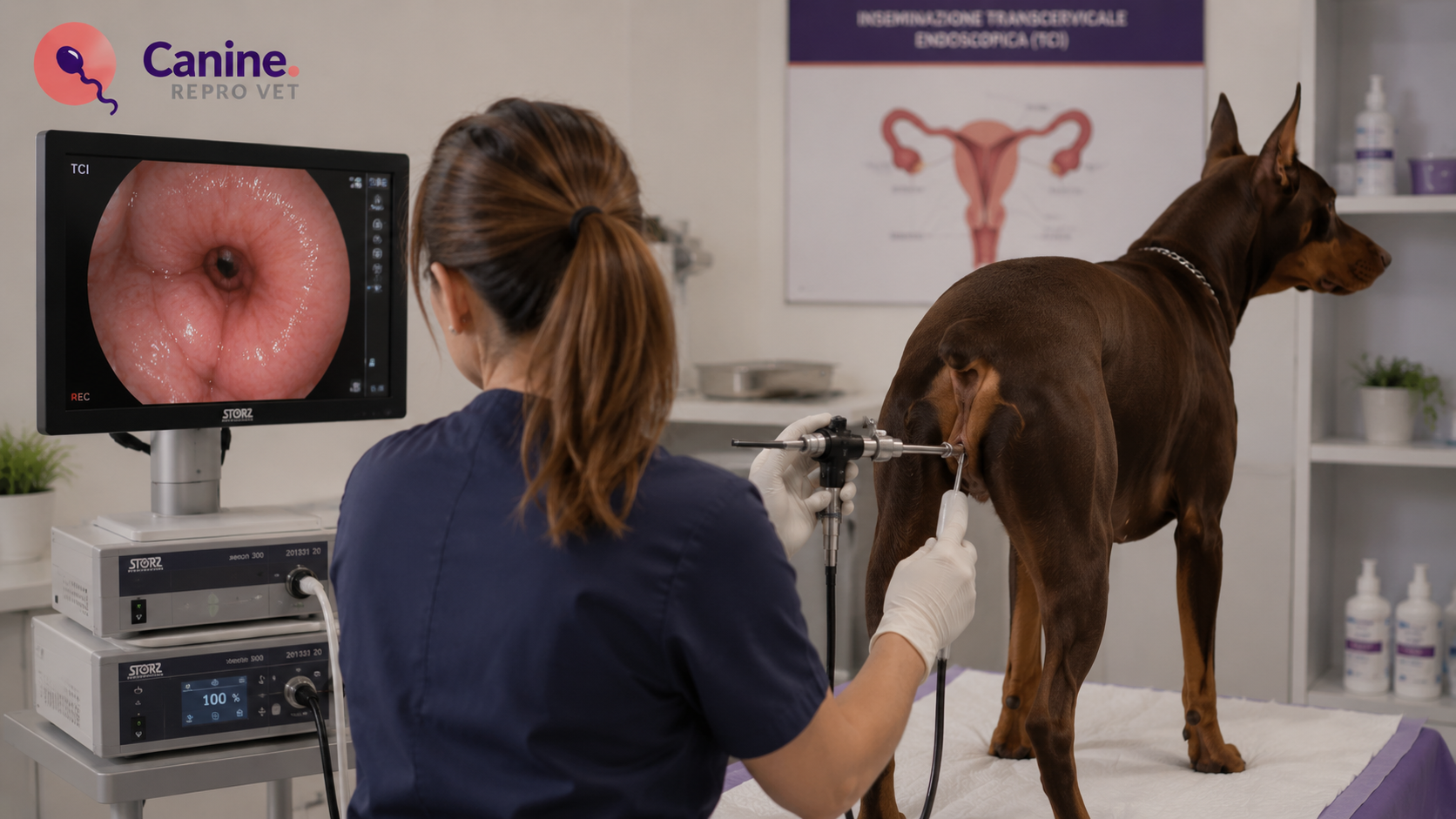TCI - Inseminazione transcervicale endoscopica nella cagna: guida clinica